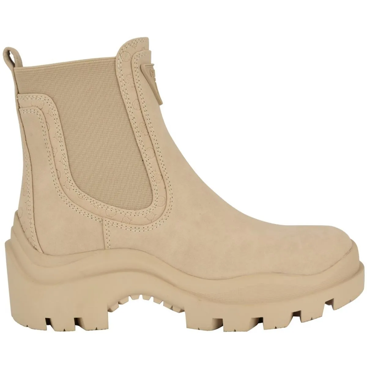 GWYESSES2 Womens Stretch Manmade Chelsea Boots