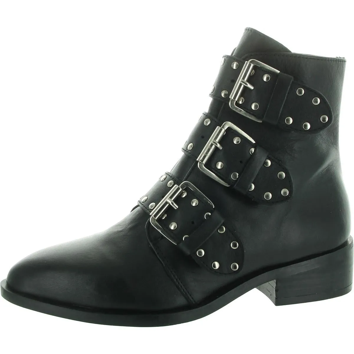 Harmon Womens Strappy Synthetic Ankle Boots