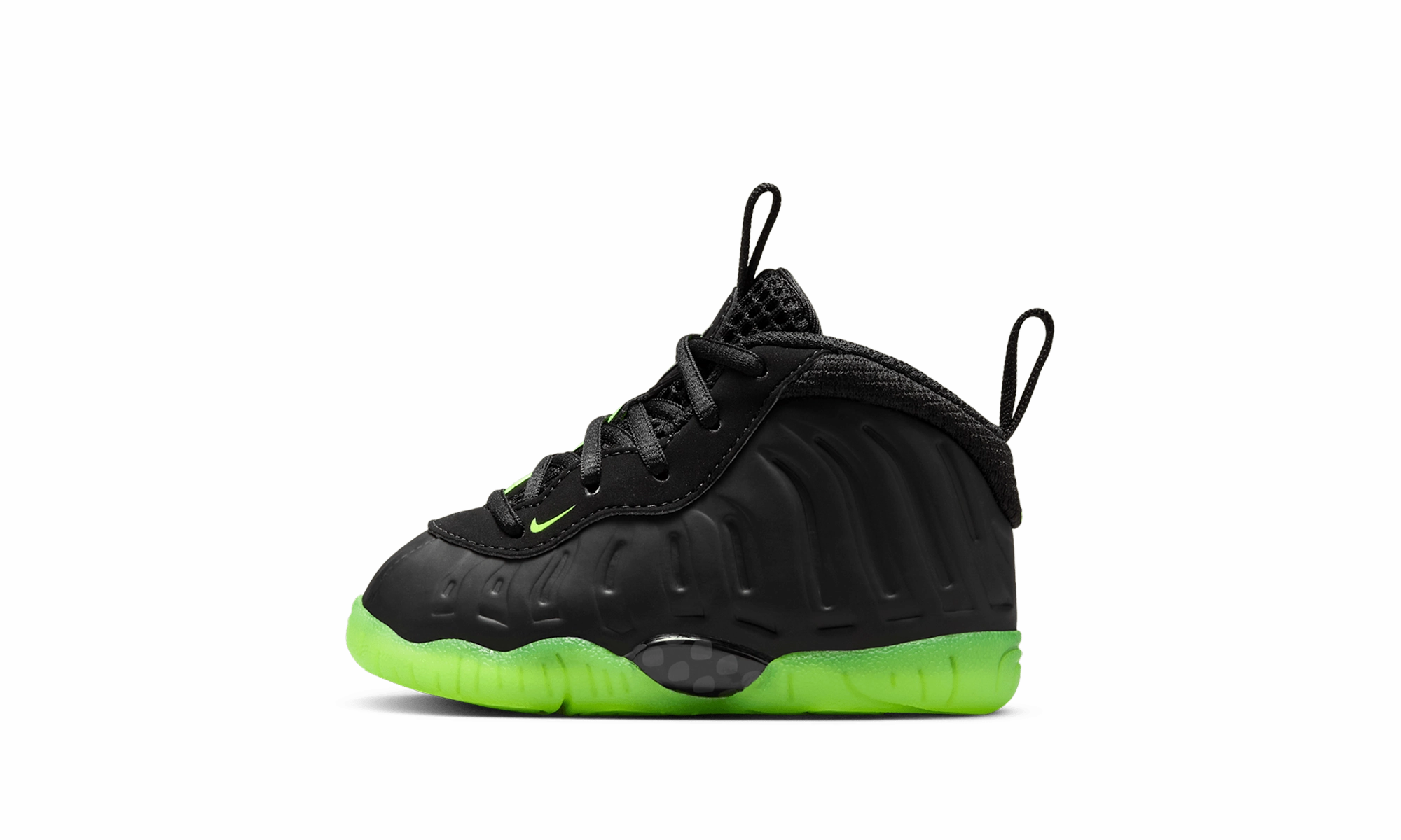 High-Grade Build Little Posite One TD "Black Volt" Travel Style Faux Leather, Order Today