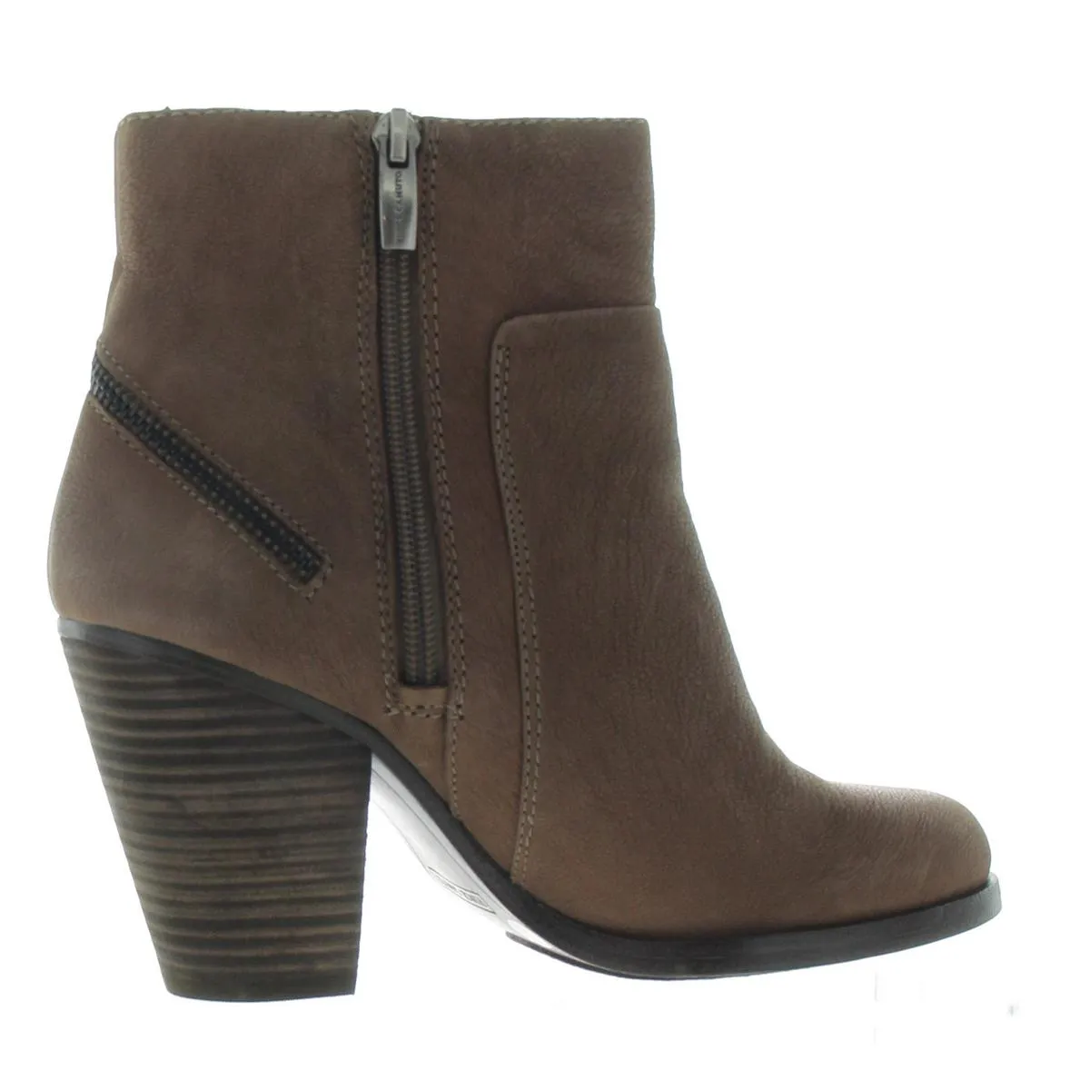 Hinnegan Womens Leather Heels Ankle Boots