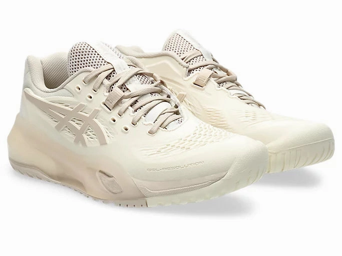 Canvas Tote With Zipper Asics Women's Gel-Resolution X (Cream/Mineral Beige)
