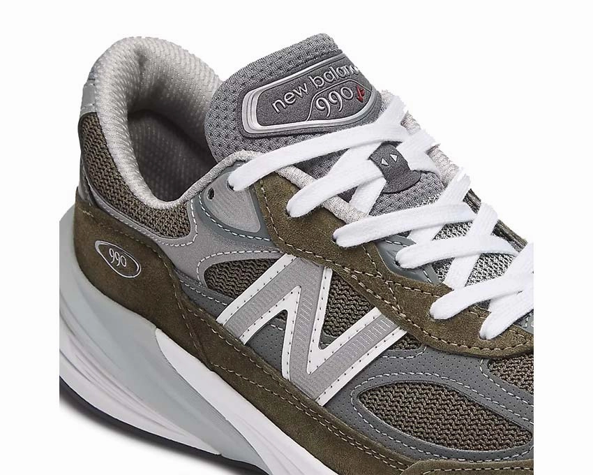 New Balance 990v6 Made in USA "Olive" Perfect For Daily Use, Oversized