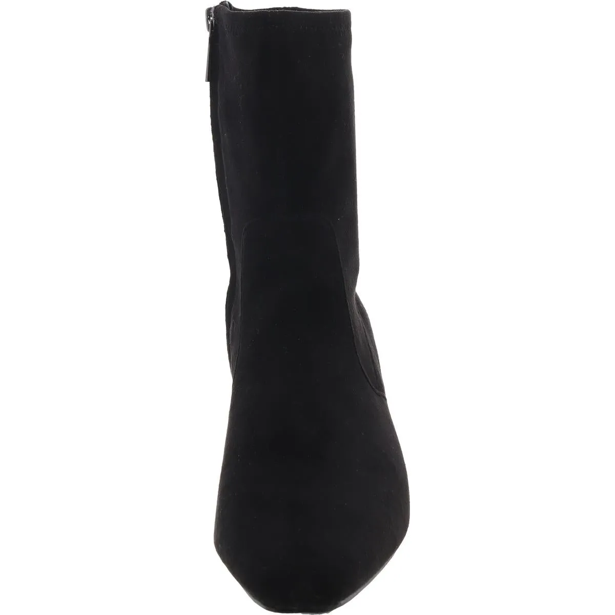 Iga Womens Zipper Faux Suede Booties