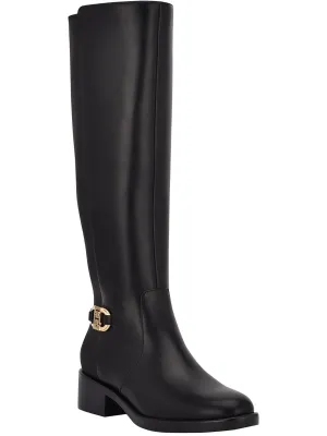 Imizza Womens Faux Leather Tall Knee-High Boots