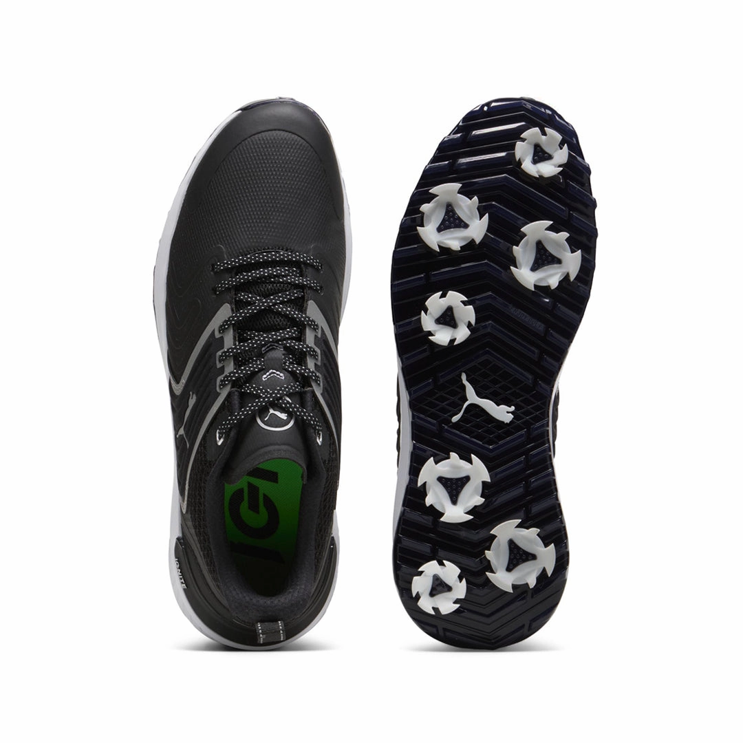 Vegan Leather Puma - Men's Ignite Innovate Golf Shoes (Wide) (309711 03) For City Or Trail