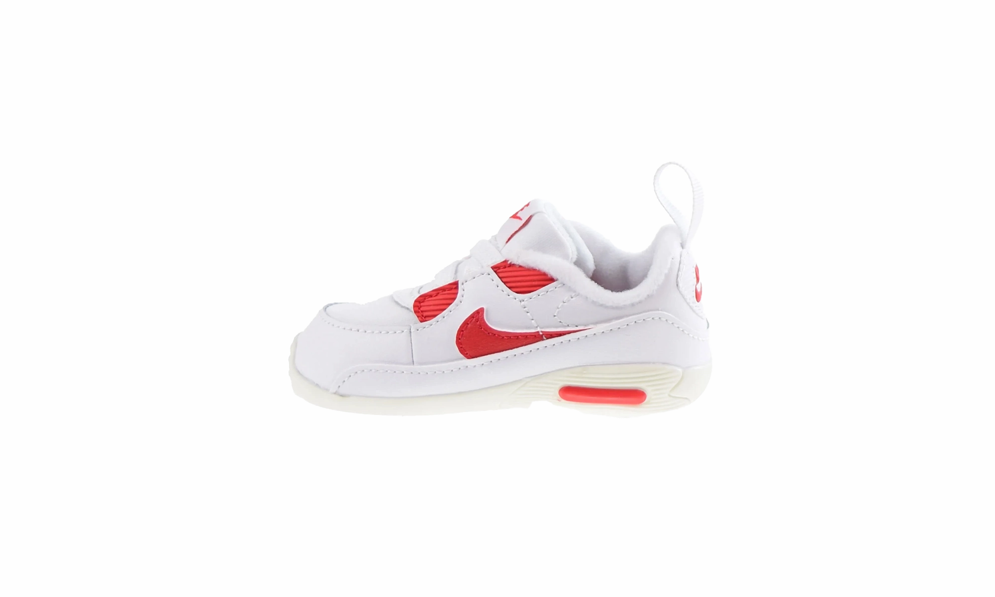 Innovative Style Air Max 90 Crib CB "White-Hyper Red" Snap It Up Reinforced Base