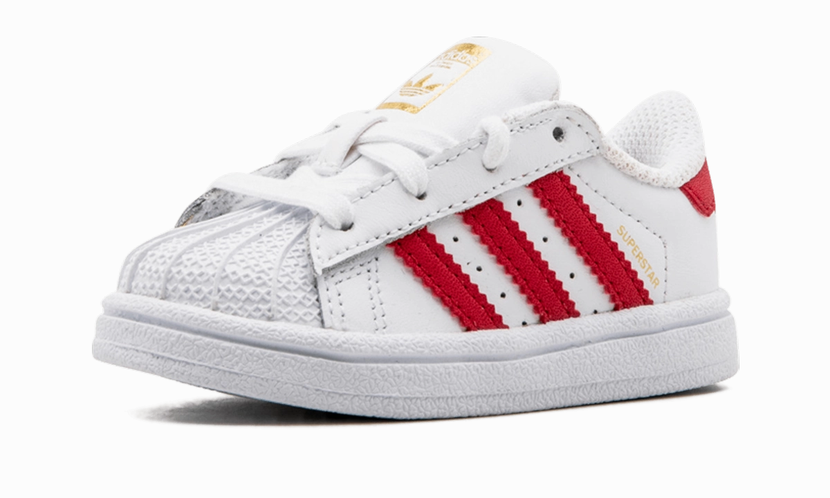 Add Style To Your Life Superstar I "WHITE RED"