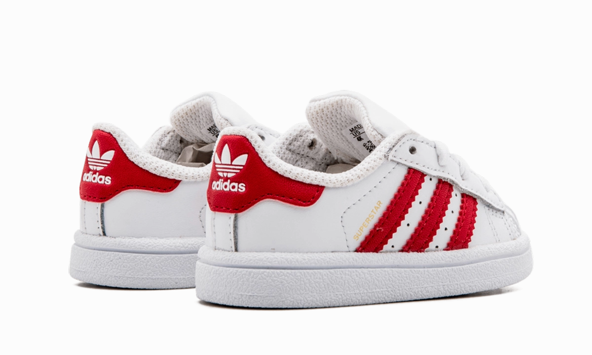 Superstar I "WHITE RED" Interior Pocket, Pick Your Favorite