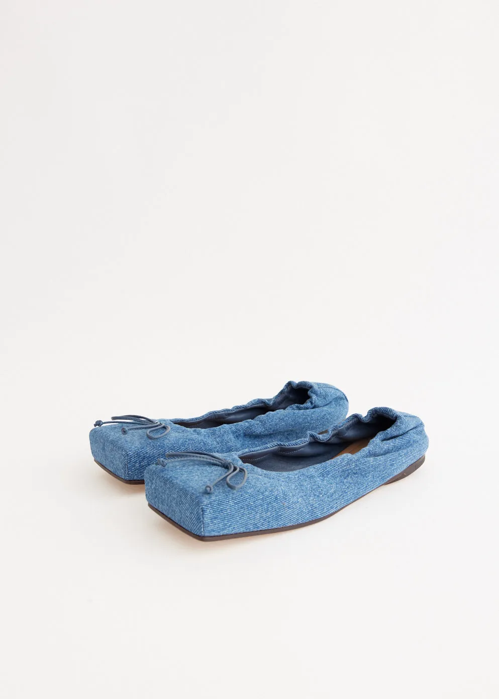 Les Ballerines Ballet Flats Oversized, Canvas Crossbody Bag For Travel
