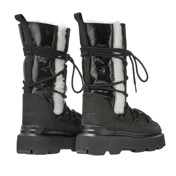 INUIKII ENDURANCE COZY BLACK BOOTS