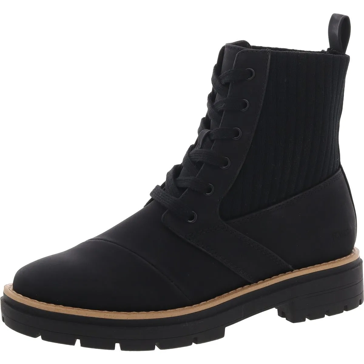 IONIE Womens Laceless Suede Motorcycle Boots