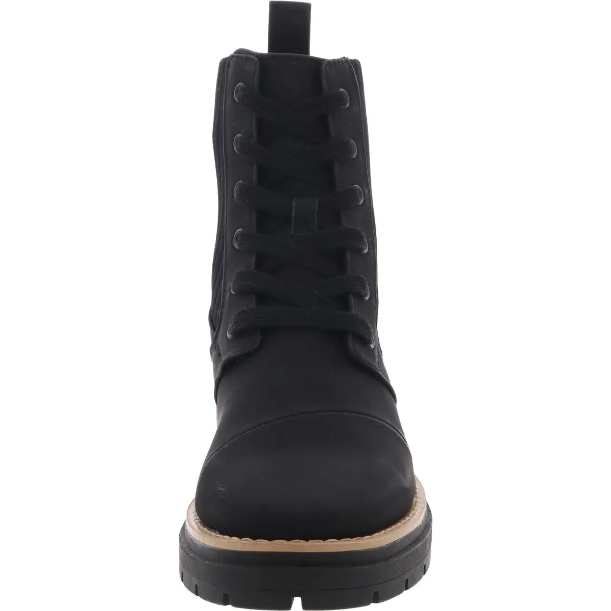 IONIE Womens Laceless Suede Motorcycle Boots