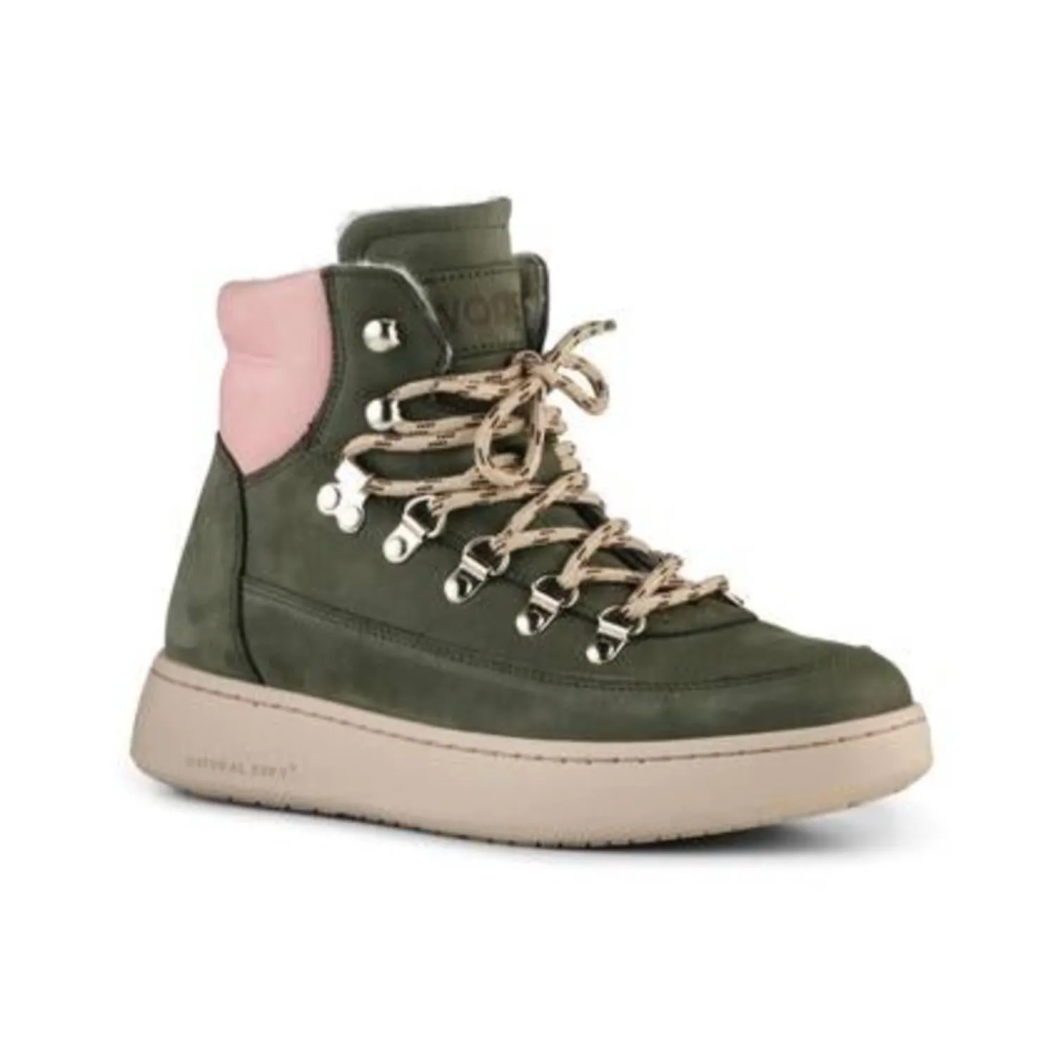 Iris Nubuck Boot In Green Rose