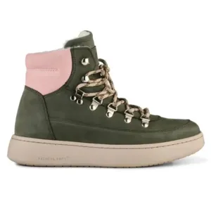 Iris Nubuck Boot In Green Rose