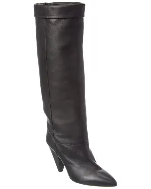 Isabel Marant Louens Leather Over-The-Knee Boot