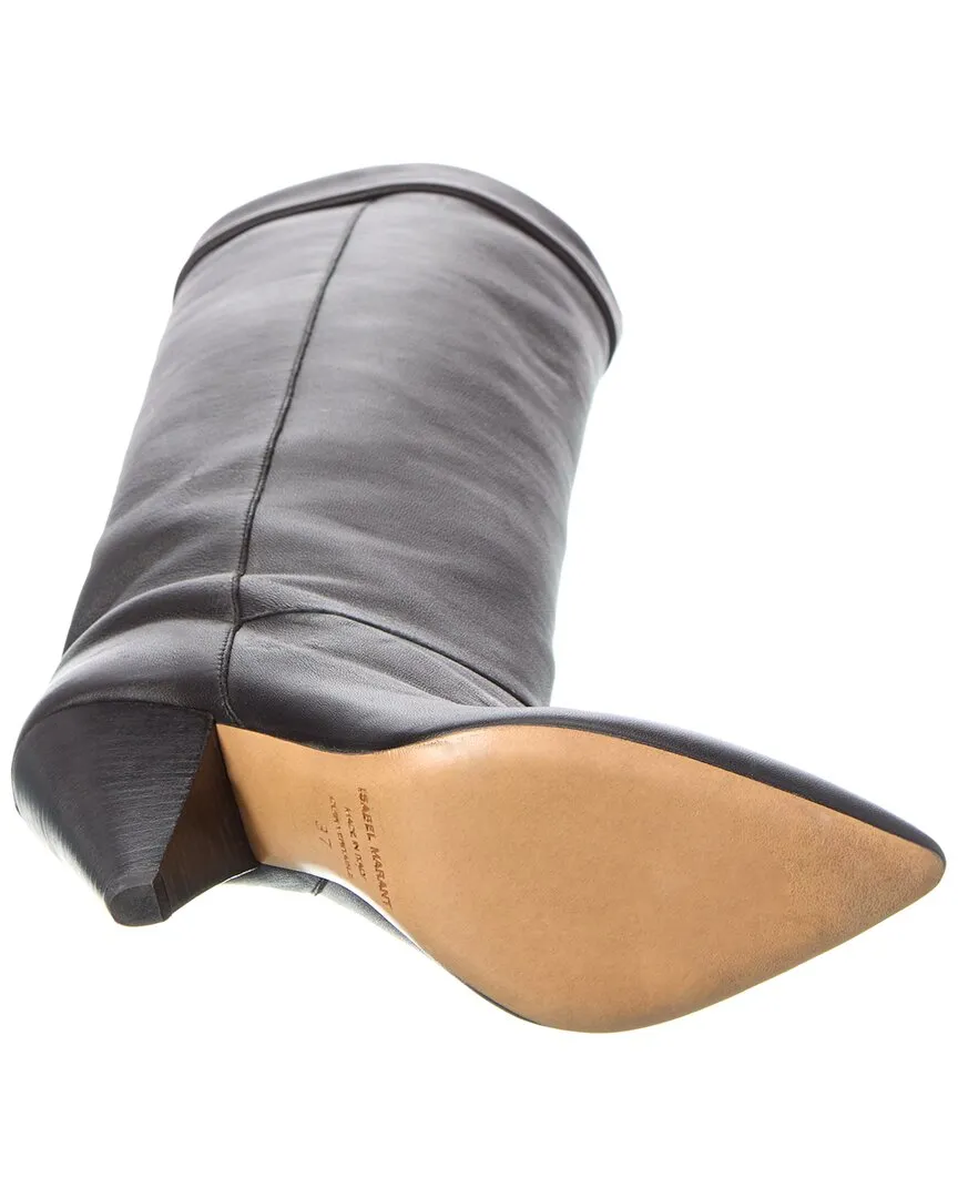 Isabel Marant Louens Leather Over-The-Knee Boot