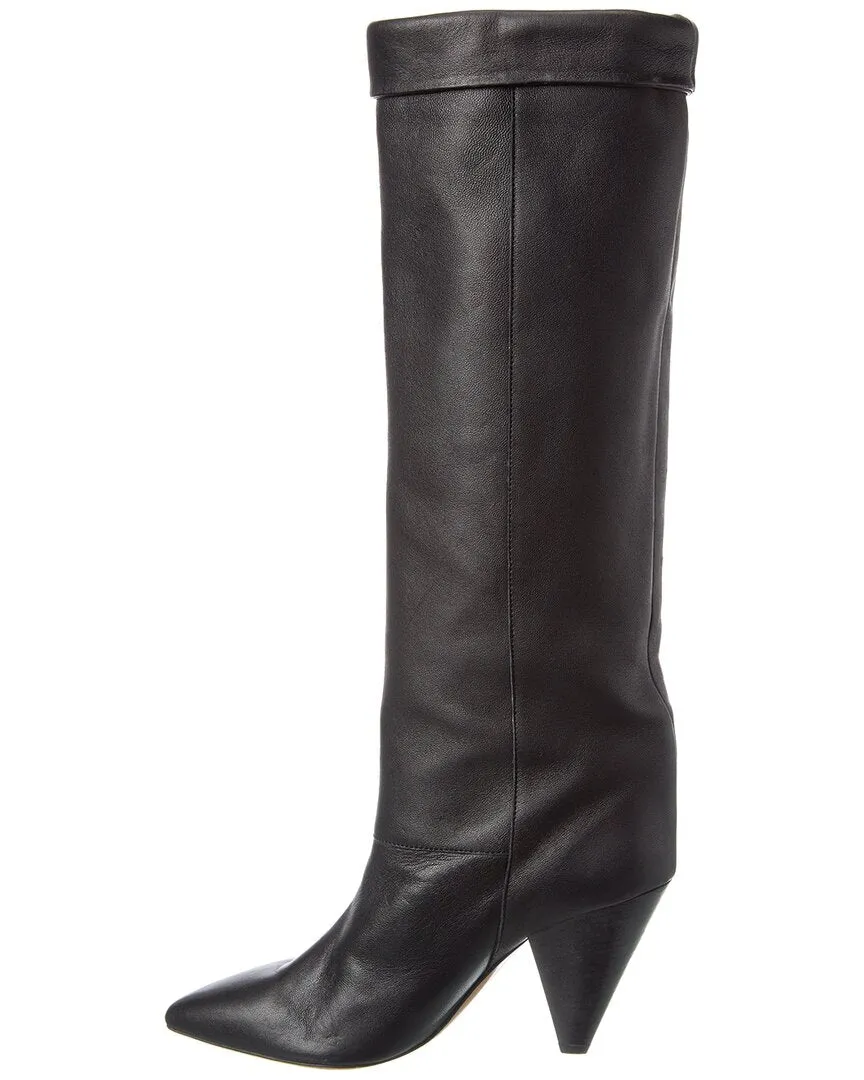 Isabel Marant Louens Leather Over-The-Knee Boot