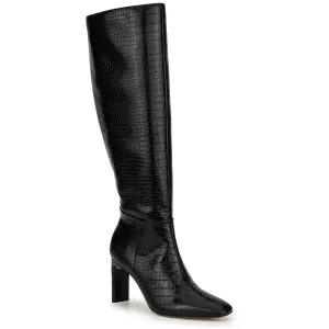 ISABELLA Womens Animal Print Manmade Knee-High Boots