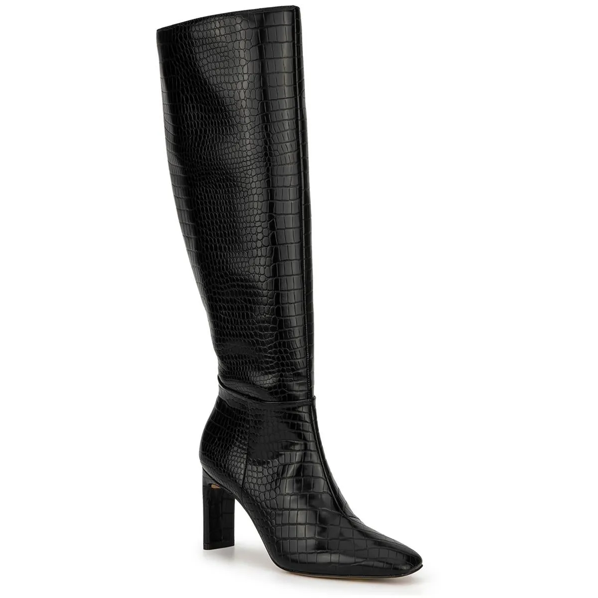 ISABELLA Womens Animal Print Manmade Knee-High Boots