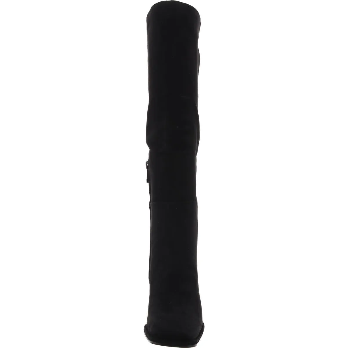 ISSABEL Womens Zipper Leather Knee-High Boots