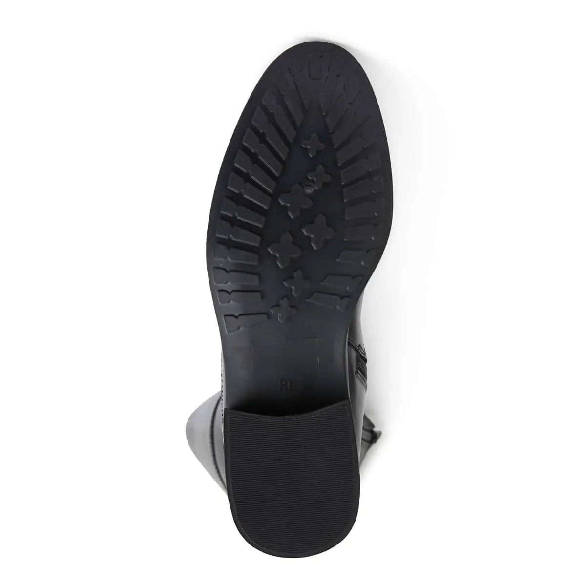 Ivana Boot in Black Leather