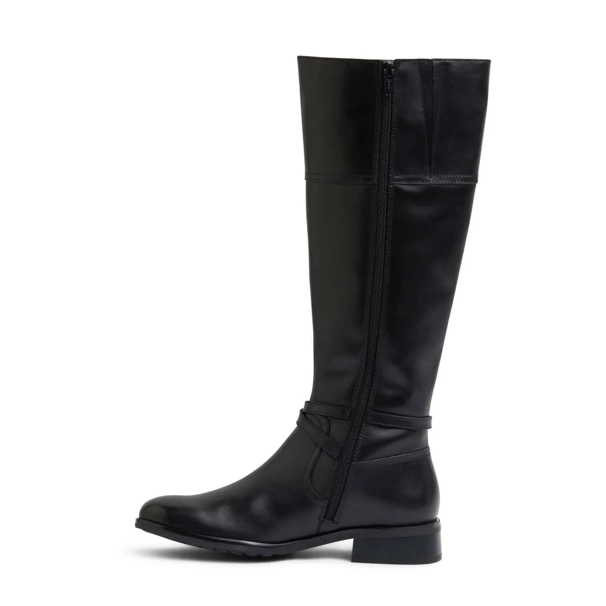 Ivana Boot in Black Leather