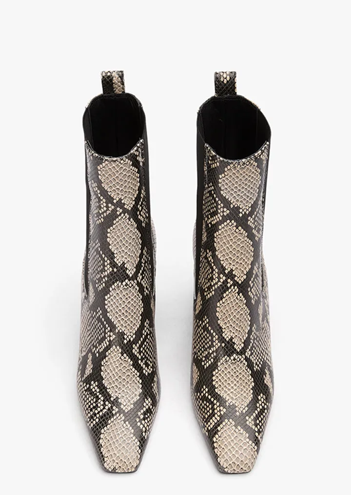 Ivana Ecru Snake