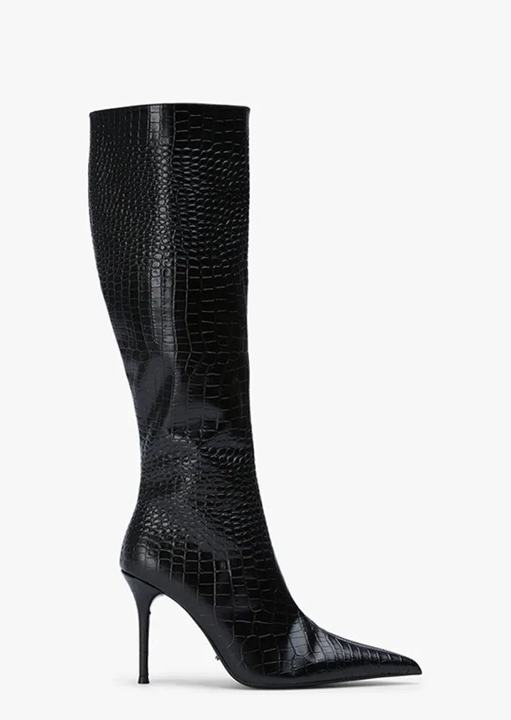 Izia Black Croc
