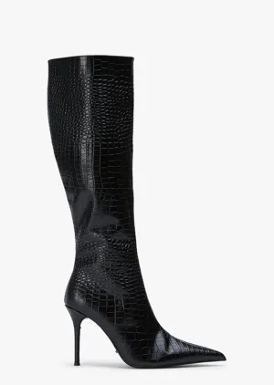 Izia Black Croc
