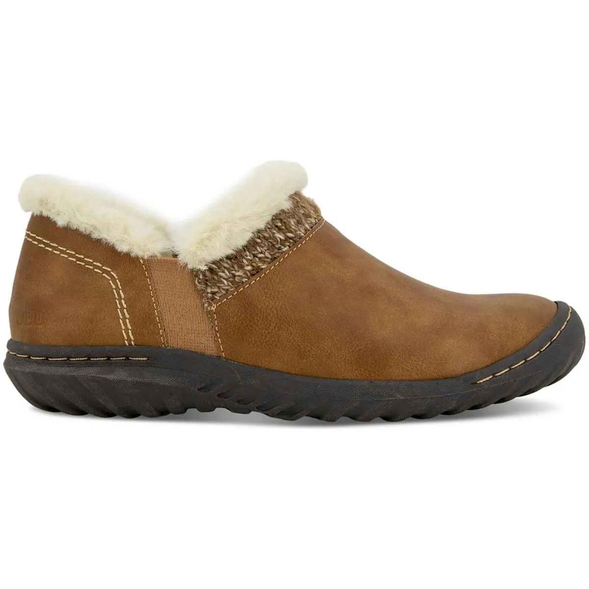 Jade Womens Faux Fur Lined Faux Leather Shooties