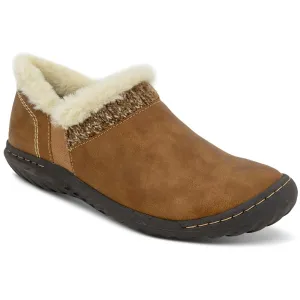 Jade Womens Faux Fur Lined Faux Leather Shooties