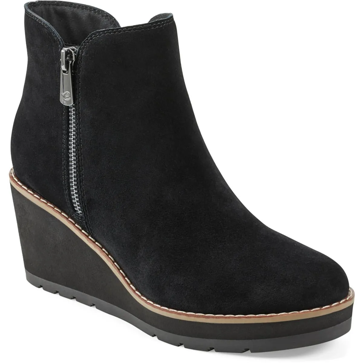 JAYDA Womens Suede Almond toe Booties
