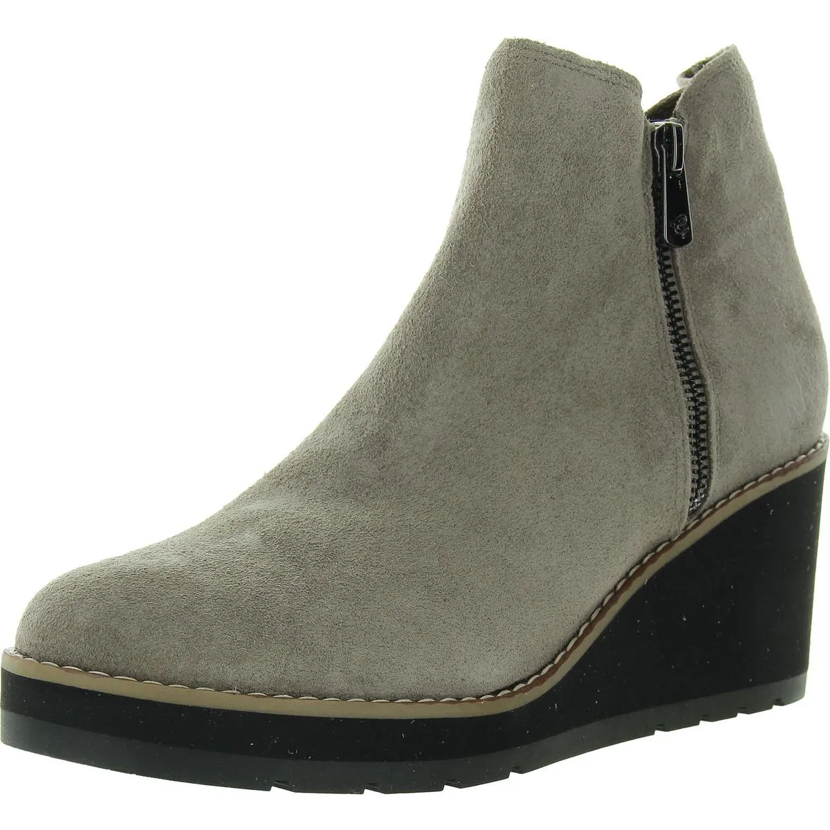 JAYDA Womens Suede Almond toe Booties