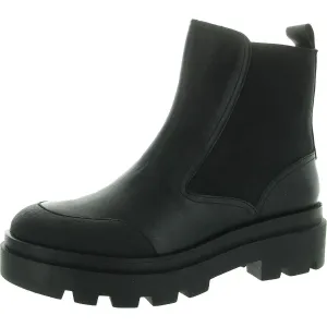 Jeba 879 Womens Mixed Media Leather Chelsea Boots
