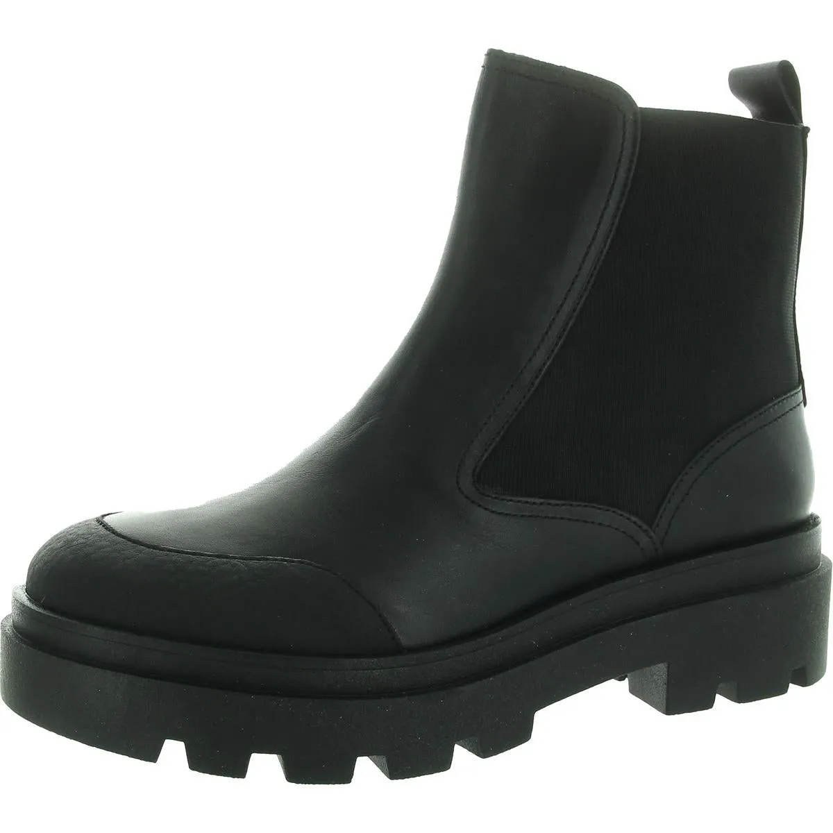 Jeba 879 Womens Mixed Media Leather Chelsea Boots