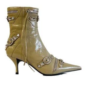 JEFFREY CAMPBELL - ALT ROCK BEIGE BOOTS