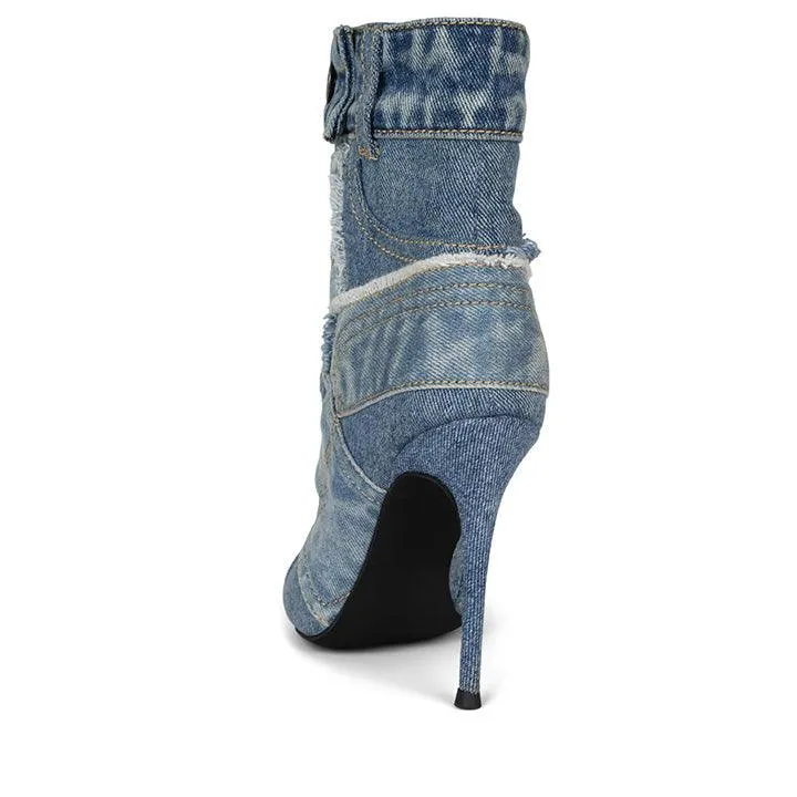 JEFFREY CAMPBELL DENIMOUS BOOTS