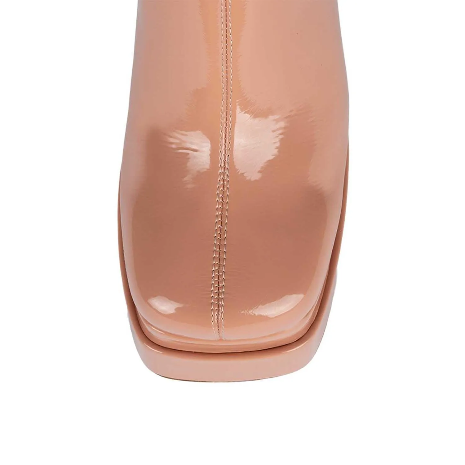JEFFREY CAMPBELL KICKIN IT DOUBLE STACKED PLATFORM BOOTS PINK