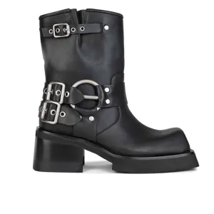 JEFFREY CAMPBELL STUBBORN BLACK BOOTS