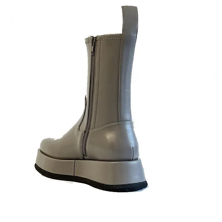 JEFFREY CAMPBELL -  SYNTH GREY BOOTS