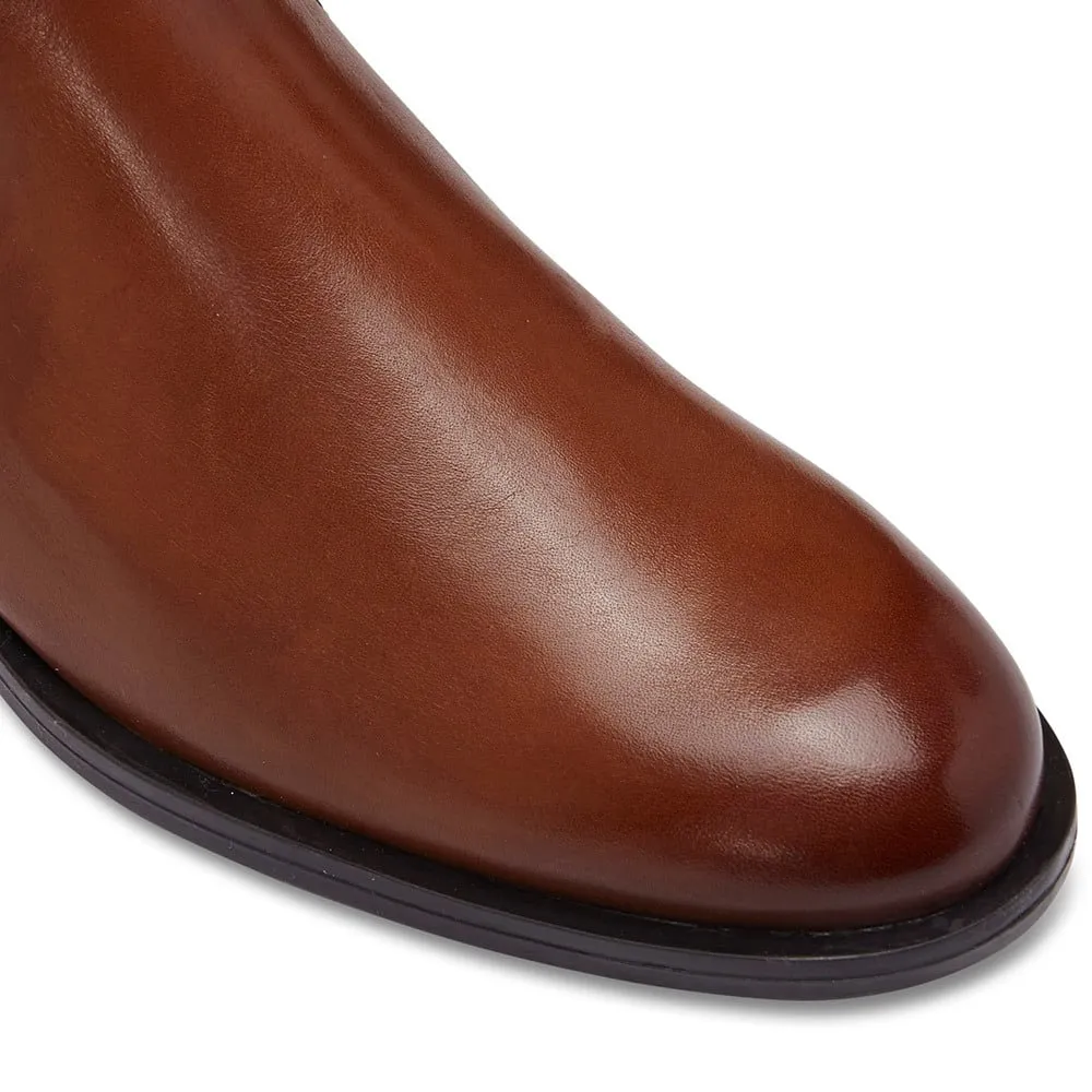 Jerome Boot in Mid Brown Leather