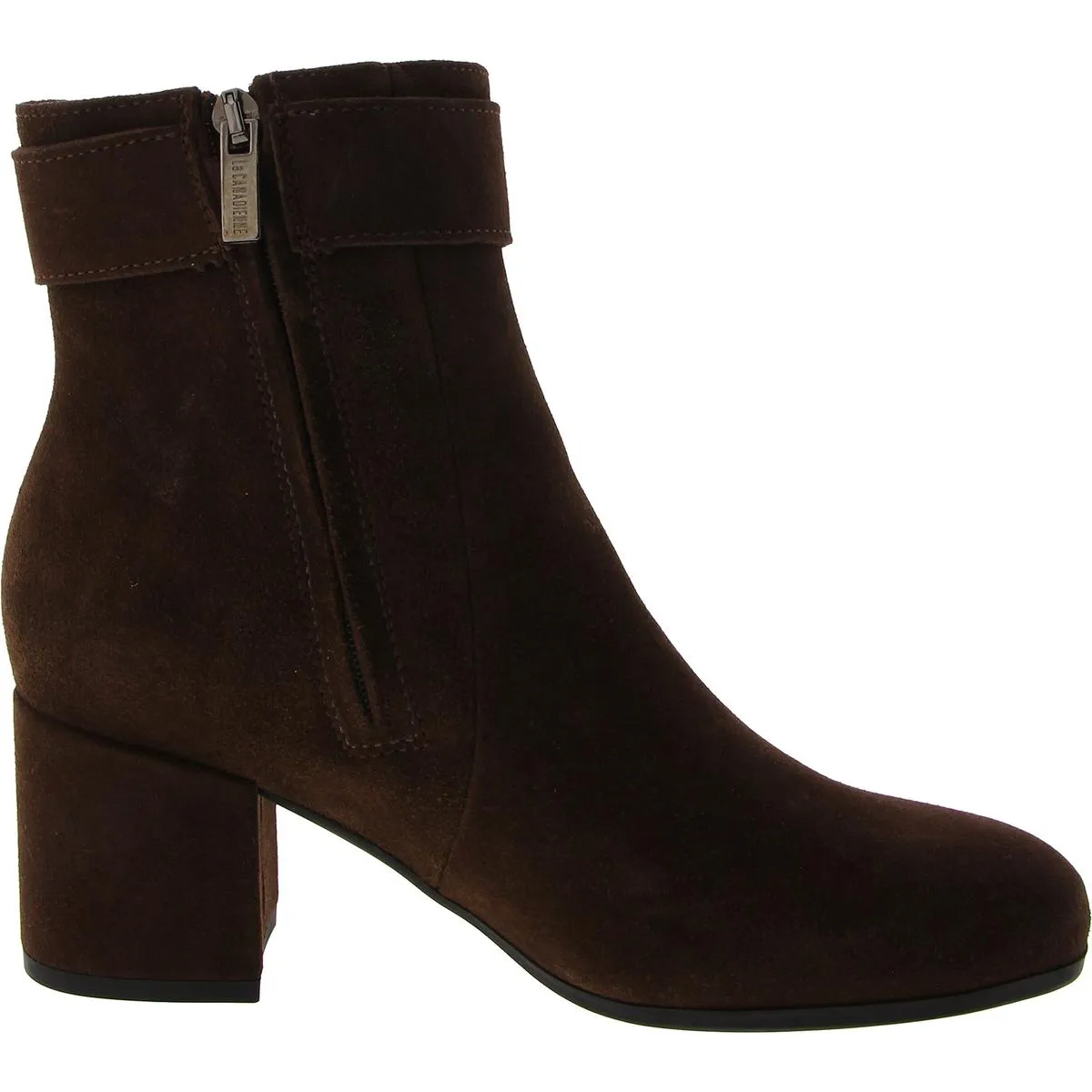 Jesse Womens Round Toe Block Heel Mid-Calf Boots