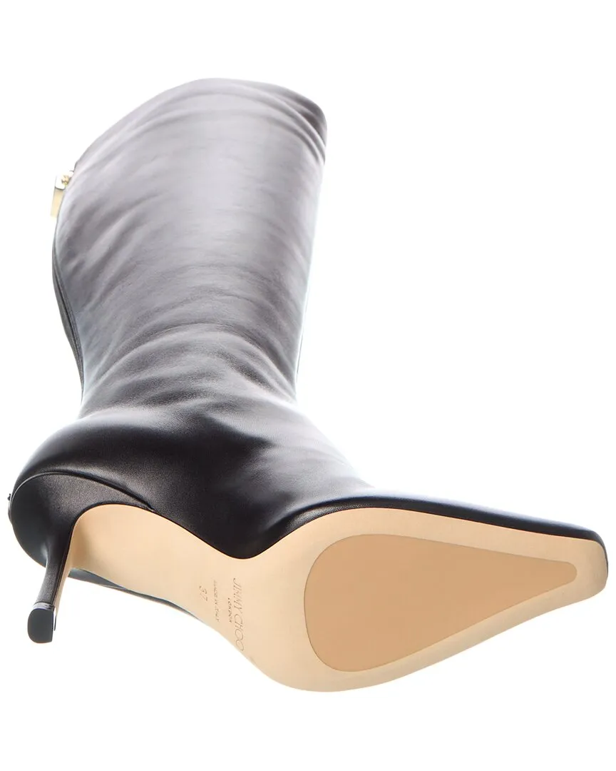 Jimmy Choo Agathe KB 85 Leather Knee-High Boot