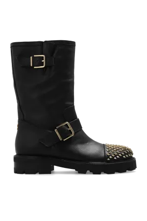 Jimmy Choo Biker Ii Studded Ankle Boots