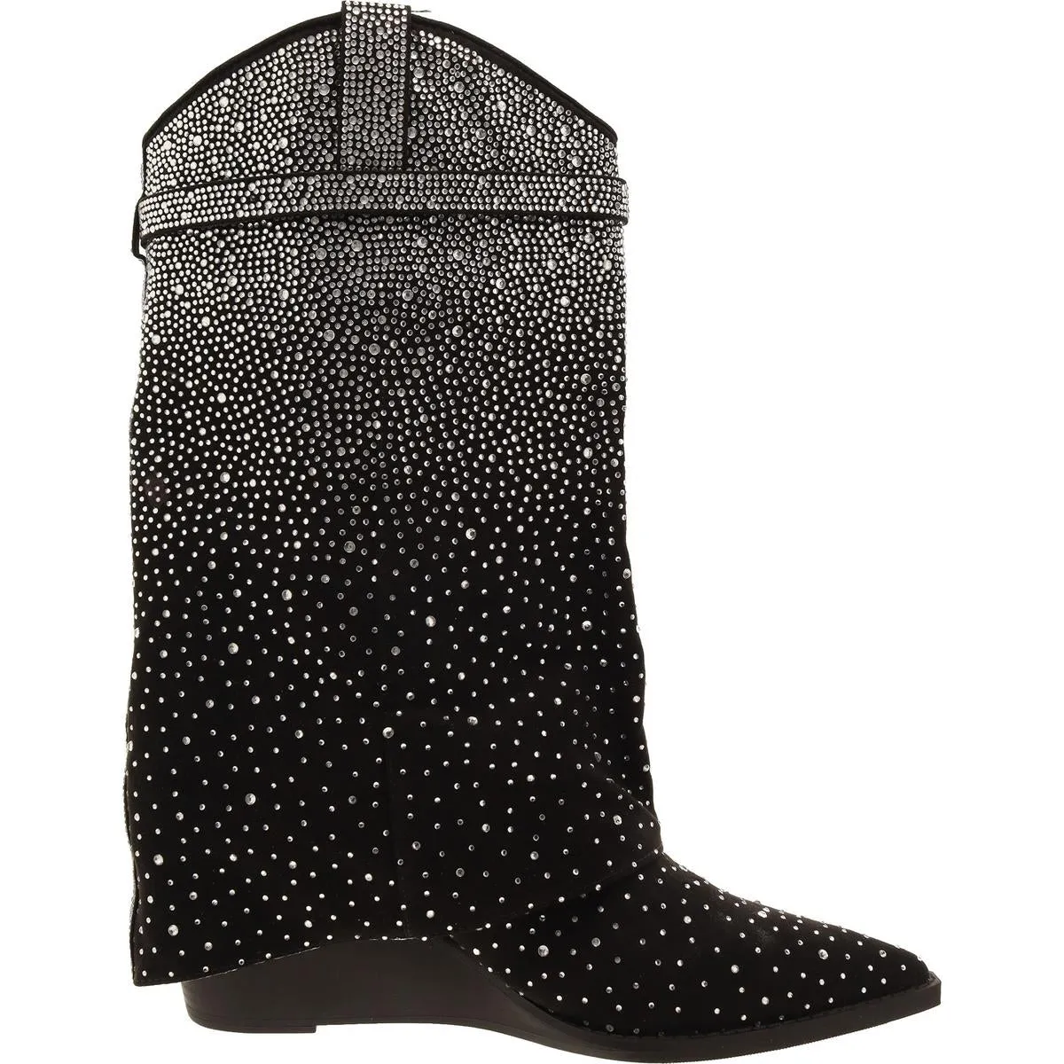 Joe-R Womens Rhinestone Square Toe Cowboy, Western Boots