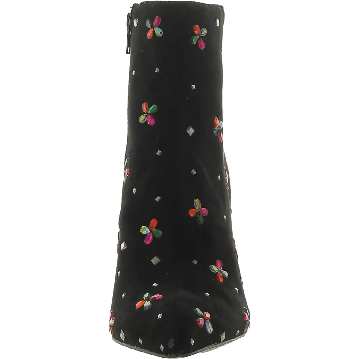 Joise Womens Faux Suede Embellished Ankle Boots
