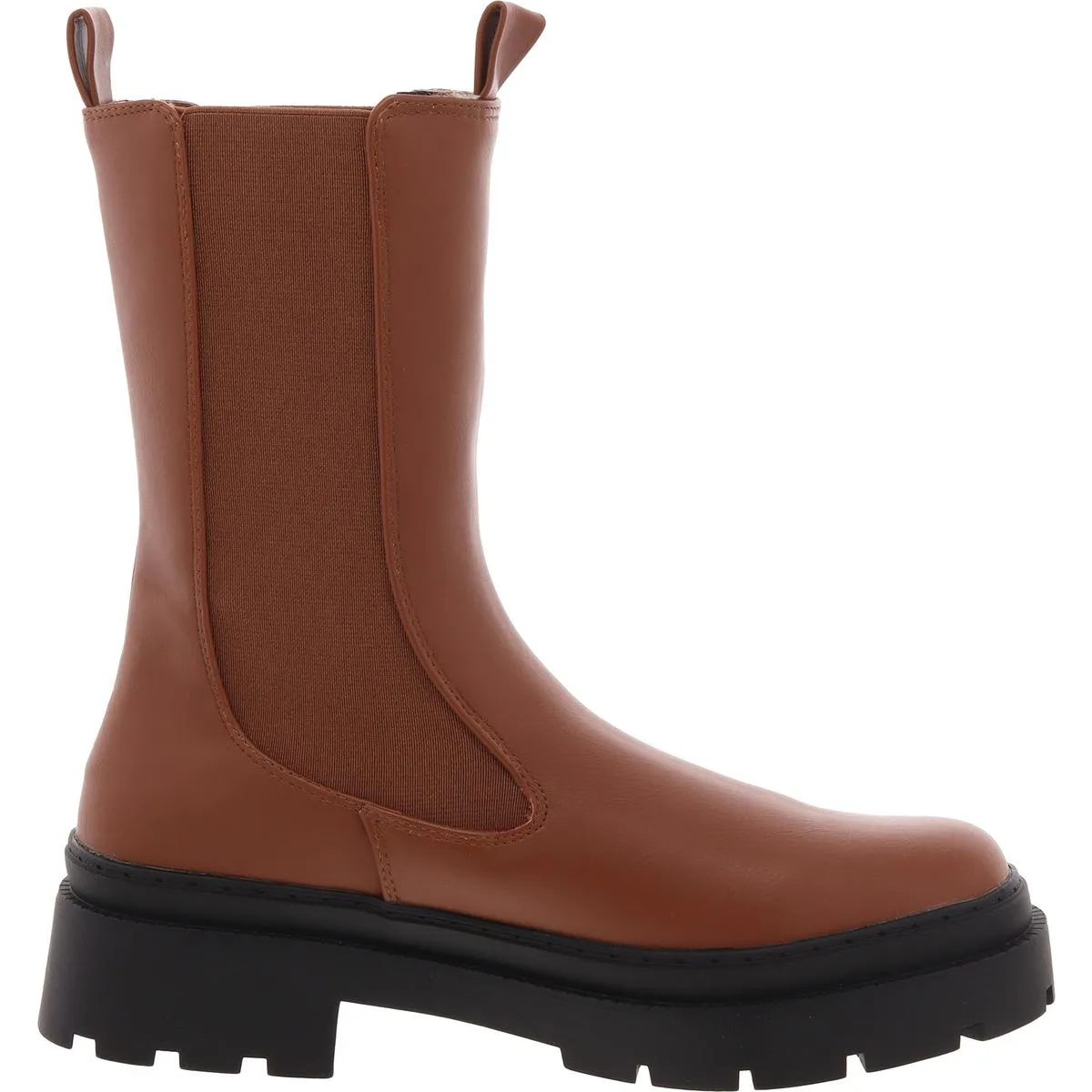 JOLT Womens Laceless Manmade Mid-Calf Boots