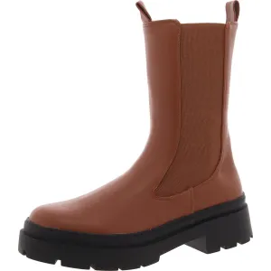 JOLT Womens Laceless Manmade Mid-Calf Boots