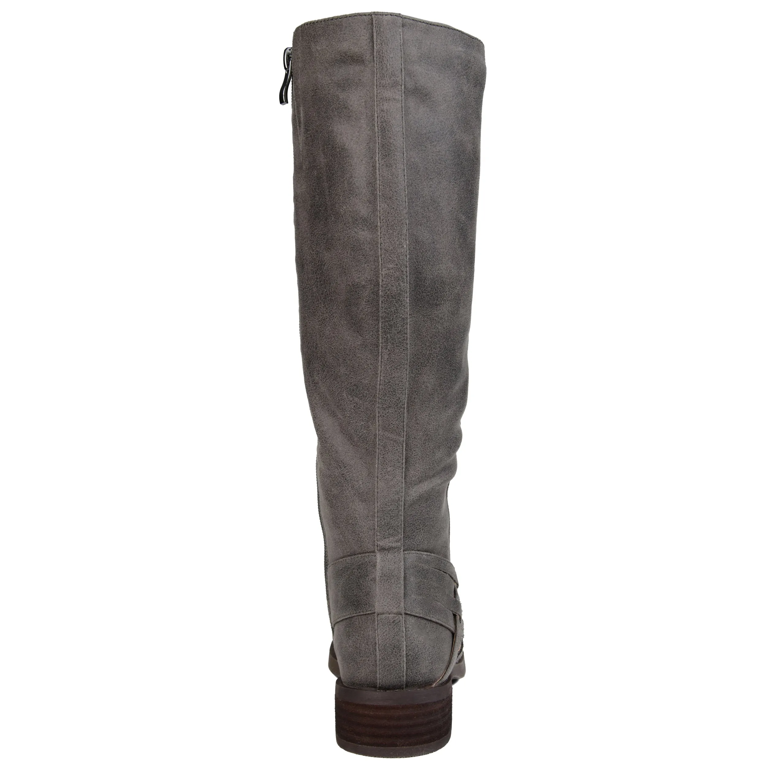 Journee Collection Womens Meg Stacked Heel Riding Boots