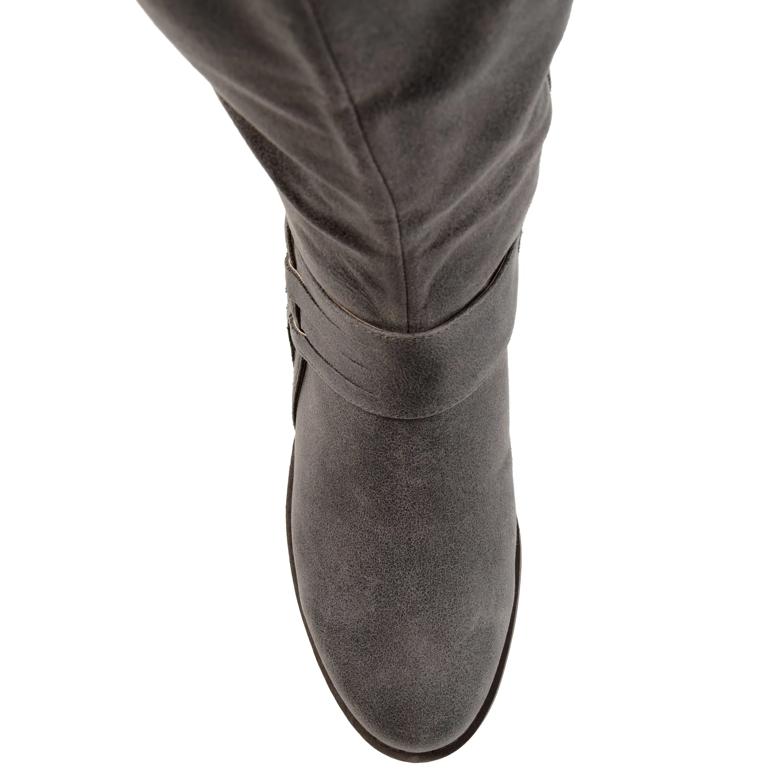 Journee Collection Womens Meg Stacked Heel Riding Boots